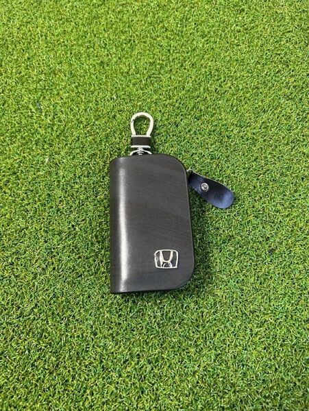 HONDA ホンダ スマートキーケース 贅沢 キーバッグ 本革 黒