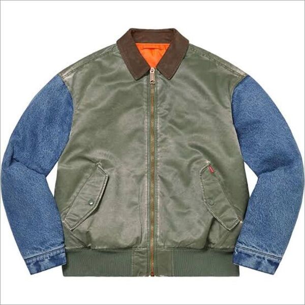 Supreme Denim Sleeve MA-1 size L