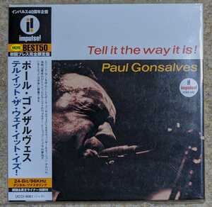 Paul Gonsalves:Tell It The Way It Is!◎限定紙ジャケCD