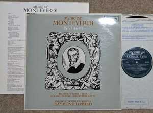 英L'oiseau-Lyre SOL299◎クラウディオ・モンテヴェルディ 1567-1643-イギリス室内管弦楽団/レイモンド・レッパード