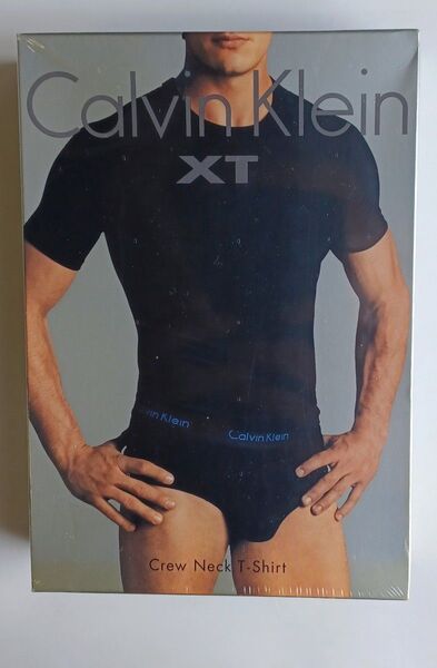 Calvin Klein XT クルーネックTシャツ(S)日本サイズM 新品未開封(ブラック)