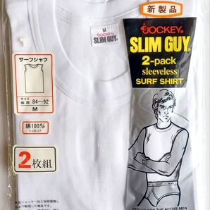 JOCKEY SLIM GUY サーフシャツ 2枚組 (M) 新品未開封品