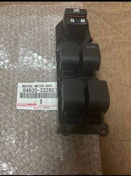 パワーウインドウレギュレータマスタスイッチASSY84820-33260 新品未使用 パワーウィンドウスイッチ
