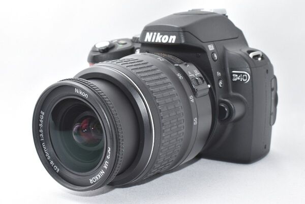 【美品】シャッター回数3500回 Nikon D40 ブラック バッグ付き