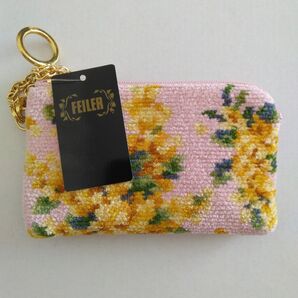 新品未使用 FEILER フェイラー ポーチ ミモザソラーレ