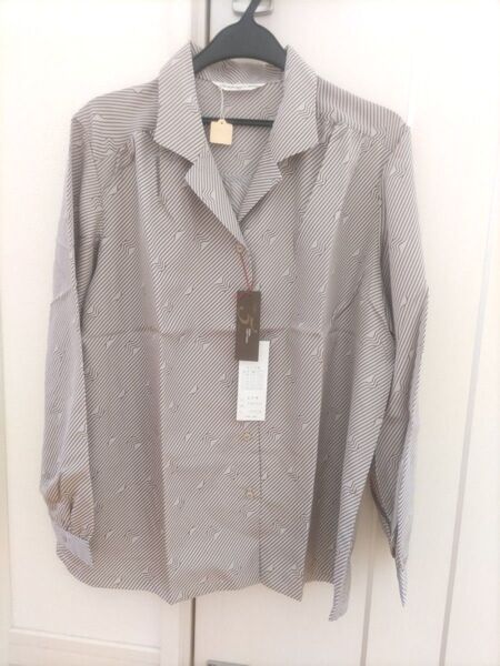 新品 シニア向け 長袖ブラウス レディース 13号