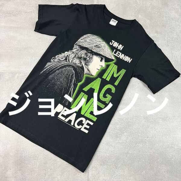 10'sジョンレノンフォトTシャツ古着ヴィンテージロックバンドイギリス英国イングランドユーロ