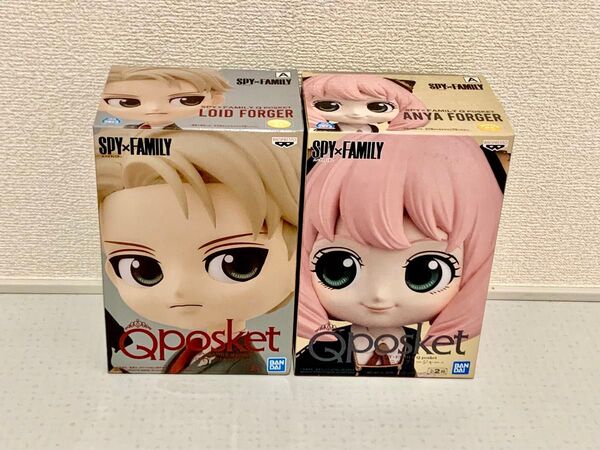 スパイファミリー フィギュア 2点 アーニャ ロイド Qposket