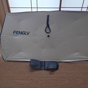 FENGLV カーサンシェード 折りたたみ式 シルバー