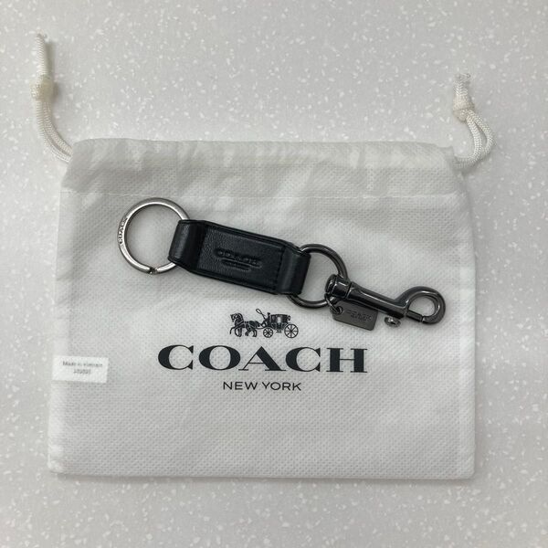 COACH キーリング キーホルダー ブラック コーチ キー バック