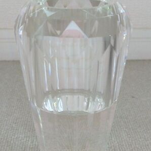 新品 クリスタル 花瓶 高さ14cm 在庫4個あり