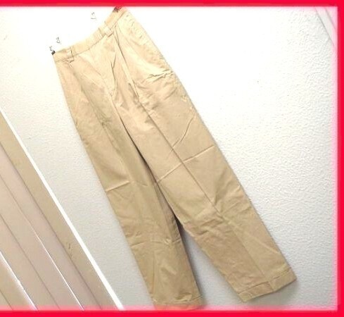 美品★ラルフローレンGOLF★コットンパンツ サイズ6 ベージュ ※D3