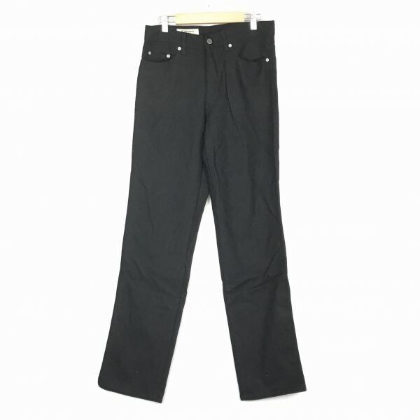 日本製★C.brumes/シーブリュームス★秋冬/ウールパンツ【40/メンズL/股下84cm/黒/ブラック】◆BF645