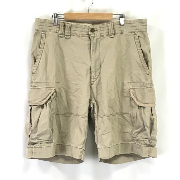 RALPH LAUREN★ハーフ丈/カーゴパンツ【W96cm/メンズ/ベージュ/beige】ショート/ズボン/Pants/Trouser◆BH829