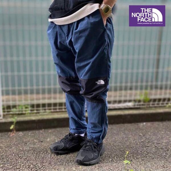 THE NORTH FACE パープルレーベル JS別注 INDIGO MOUNTAIN WIND PANTS