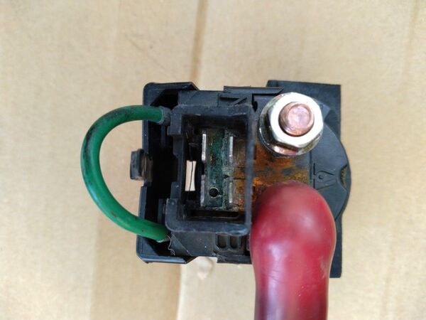 GB250 クラブマン M10スタータ−セルモ−タ−リレースイッチ