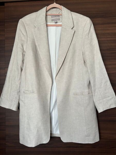 H&M 麻混ジャケット