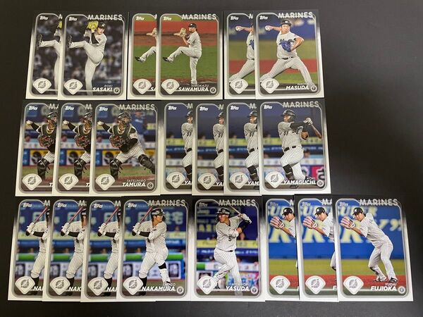2024 Topps NPB ベースボールカード 千葉ロッテマリーンズ 計44枚 セット