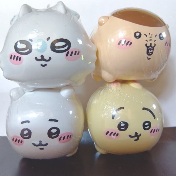 ちいかわ 貯金箱 うさぎ ちいかわ モモンガ くりまんじゅう 4体セット ガチャガチャ