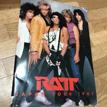 RATT 97来日記念パンフレットとチケット_画像1