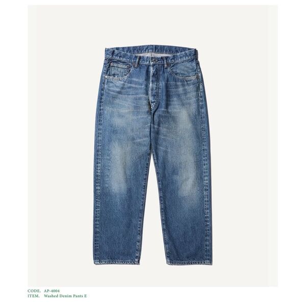 A.PRESSE Washed Denim Pants 32インチ