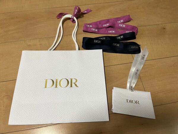 DIOR(ディオール) ショッパー×2・リボン×2の4点セット