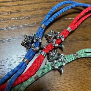 ミニ ドラゴン チャーム ブレスレット キーホルダー 龍 ビンテージ風 アクセサリー 根付け