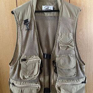 LIANBAI フィッシングベスト カーキ Lサイズ