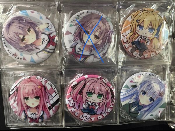 セレクトオブリージュ まどそふと 缶バッジ アクリルスタンド