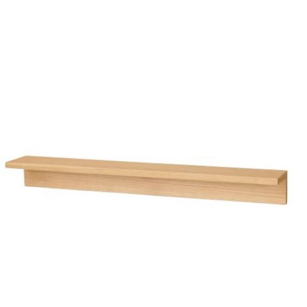 無印良品 MUJI 壁に付けられる家具棚 オーク 幅88×奥行12×高さ10cm 壁に付けられる家具