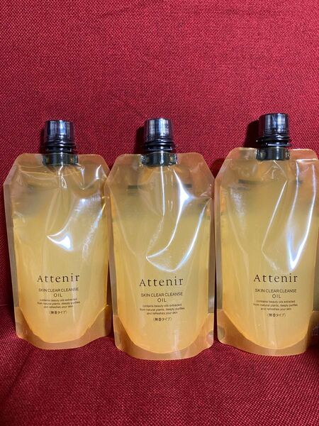 【リニューアル後】Attenir(アテニア) スキンクリア クレンズ オイル 無香タイプ エコパック 350ml 3個セット
