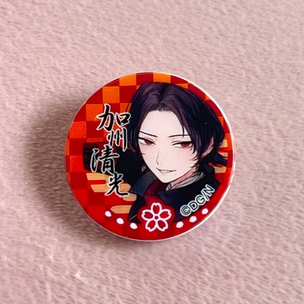 刀剣乱舞 加州清光 アクリル バッジ ブローチ 1点(カテ/ファッション or おもちゃ)