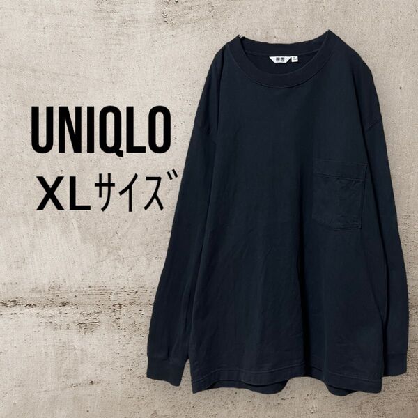 UNIQLO ユニクロ クルーネックT(長袖) XL