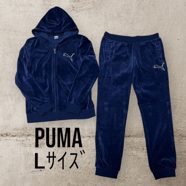 PUMA プーマ ベロア セットアップ L