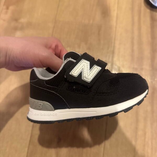 new balance IZ313 キッズ スニーカー ブラック 13.5cm