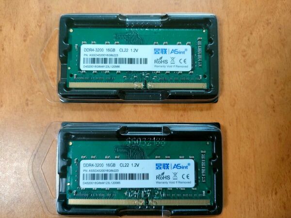 DDR4 PC4-3200 16GB×2 32GB