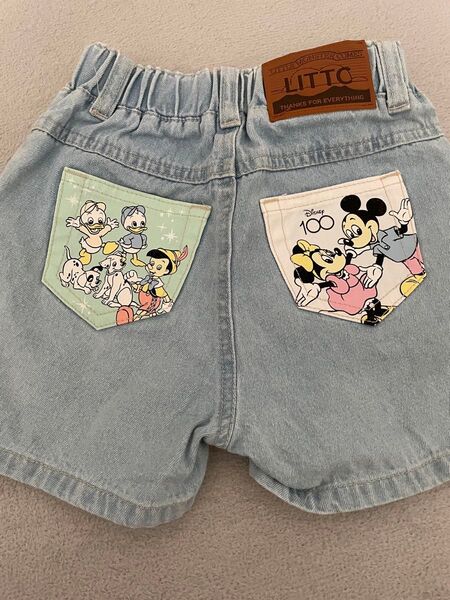 リトシー ディズニー 100サイズ デニムパンツ