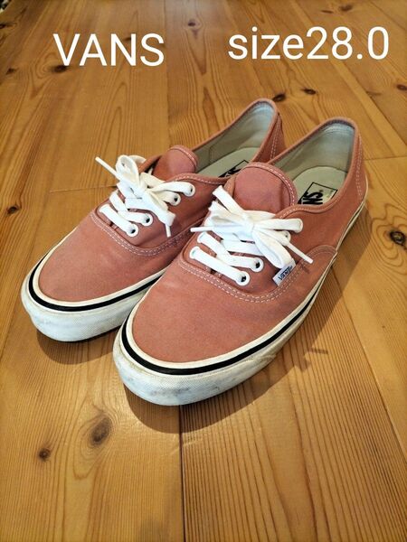 廃番 44DX VANS AUTHENTIC バンズ オーセンティックキャンバス スニーカーstyle44 28.0