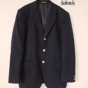 クラーク国際高等学校 ブレザー クラーク高校ジャケット ネイビー 男子用 【サイズ:LA】