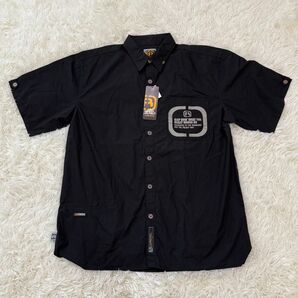FREAKY フリーキー 半袖シャツ Lサイズ ブラック 黒 90s 00s y2k