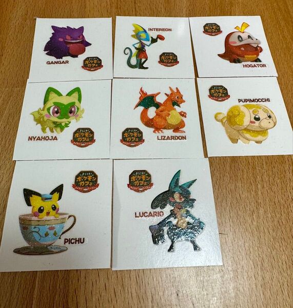 ポケモンパン デコキャラシール ポケまぜ8枚