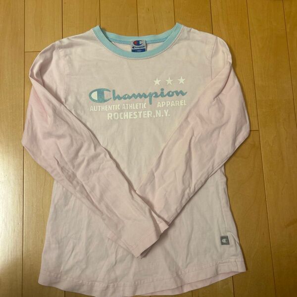Champion 長袖Tシャツ 140 ピンク