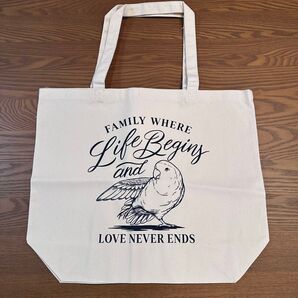 キャンパス地 トートバック 新品未使用品 コザクラインコ Jammin限定商品