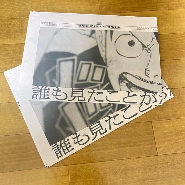 ワンピース ONE PIECE ONLY 展 フライヤー ポスター