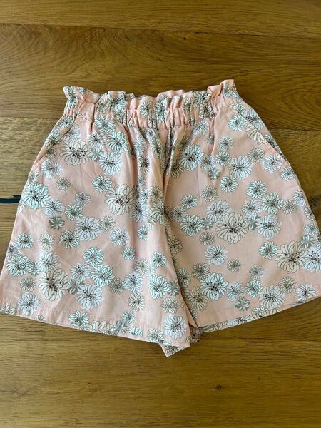 UNIQLO × ポール&ジョー 花柄ショートパンツ ピンク 130