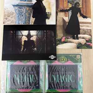 (新品未開封)一番くじ ウィキッド G賞 ラバーコースター、ポストカード WICKED エルファバ