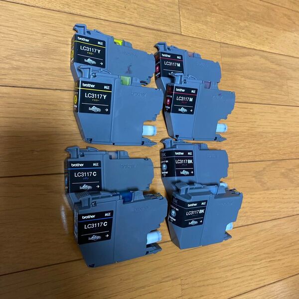 【使用済み】brother ブラザー LC3117 インクカートリッジ8個