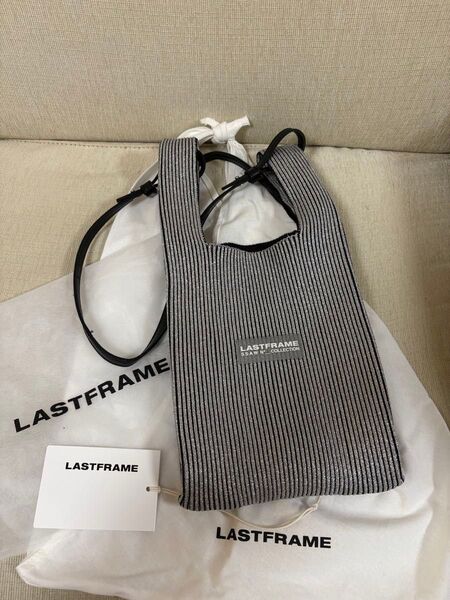 【美品】LASTFRAME METALLIC MARKET BAG SMALL