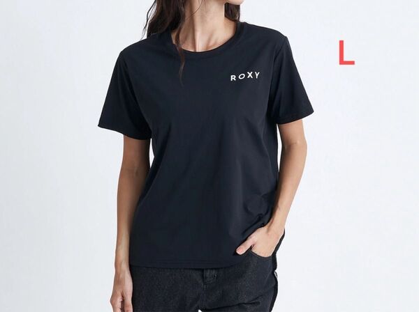 roxy レディース ラッシュガード 半袖 黒 L