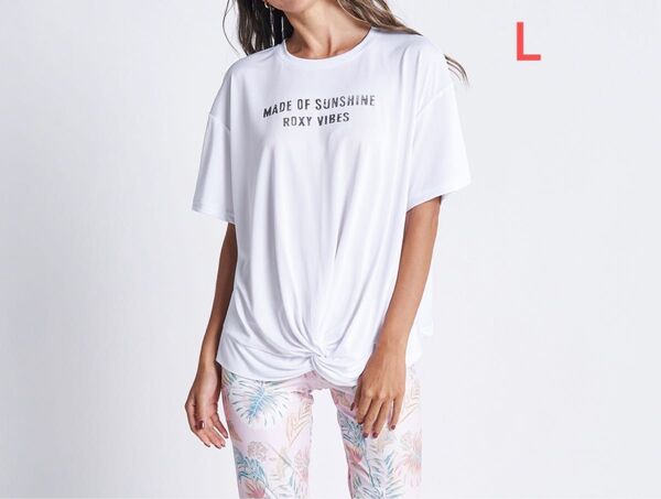 roxy レディース ラッシュガード 半袖 白 L
